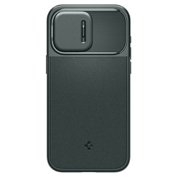 Spigen iPhone 15 Pro Max Deksel Optik Armor MagFit Abyss Green