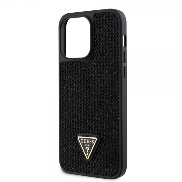 Guess iPhone 15 Pro Max Deksel Rhinestone Svart