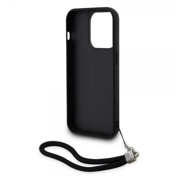 Karl Lagerfeld iPhone 15 Pro Max Deksel Sequin Svart