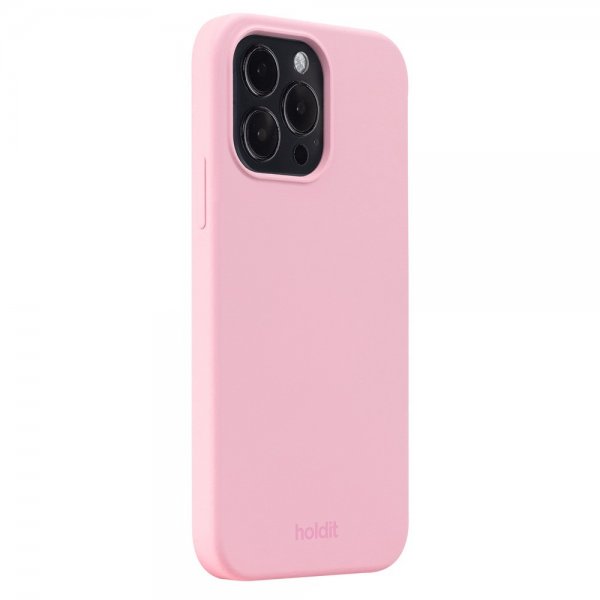 holdit iPhone 15 Pro Max Deksel Silikon Rosa