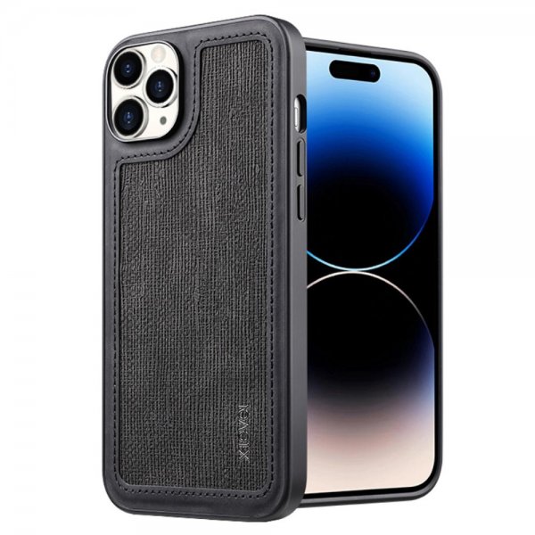 X-Level iPhone 15 Pro Max Deksel Linjeskjøting Svart