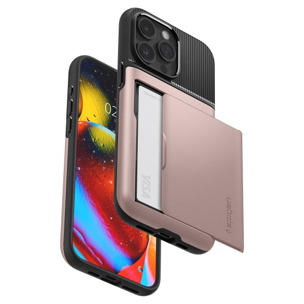Spigen iPhone 15 Pro Max Deksel Slim Armor CS Rose Gold