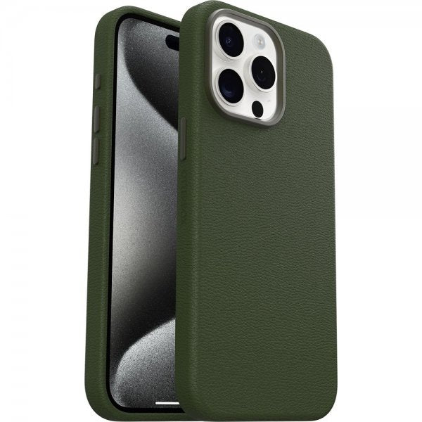 Otterbox iPhone 15 Pro Max Deksel Symmetry Cactus Leather MagSafe Cactus Groove