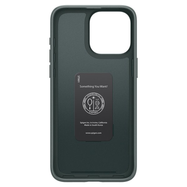 Spigen iPhone 15 Pro Max Deksel Thin Fit Abyss Green