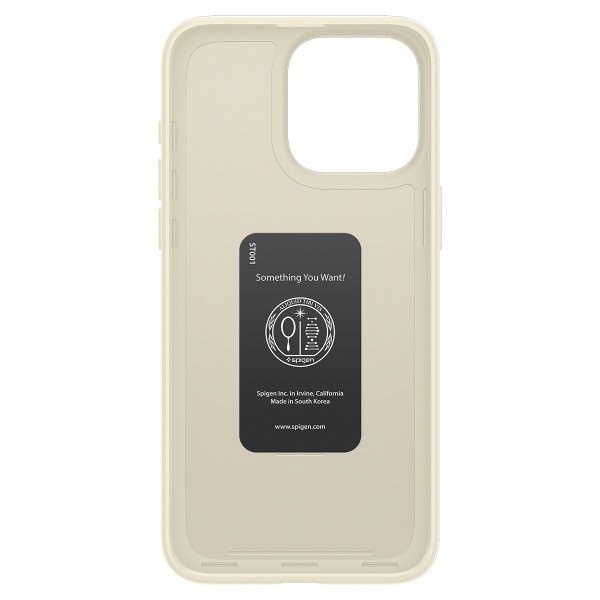 Spigen iPhone 15 Pro Max Deksel Thin Fit Mute Beige