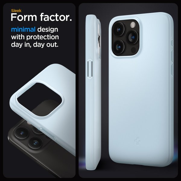 Spigen iPhone 15 Pro Max Deksel Thin Fit Mute Blue