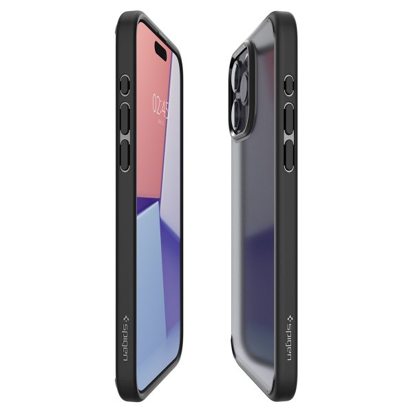 Spigen iPhone 15 Pro Max Deksel Ultra Hybrid Frost Black