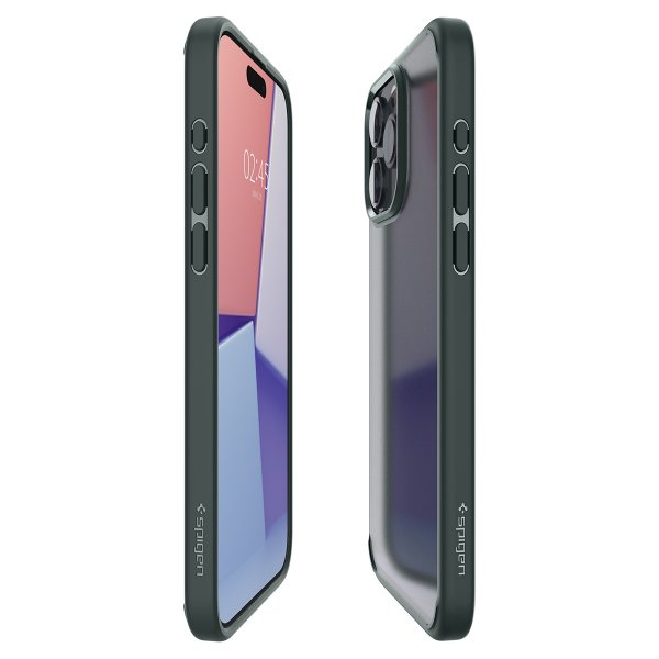 Spigen iPhone 15 Pro Max Deksel Ultra Hybrid Frost Green