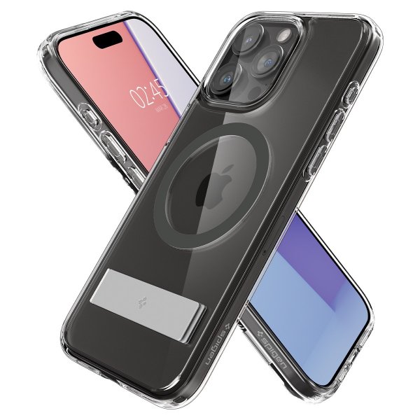 Spigen iPhone 15 Pro Max Deksel Ultra Hybrid S MagFit Graphite