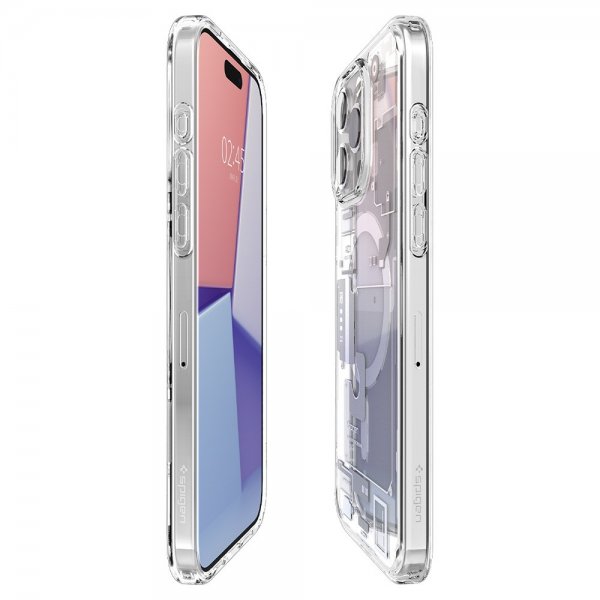 Spigen iPhone 15 Pro Max Deksel Ultra Hybrid Zero One MagFit Hvit
