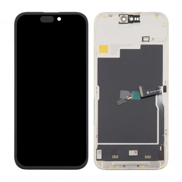 iPhone 15 Pro Max Soft OLED Display High Quality Black (DD brand)