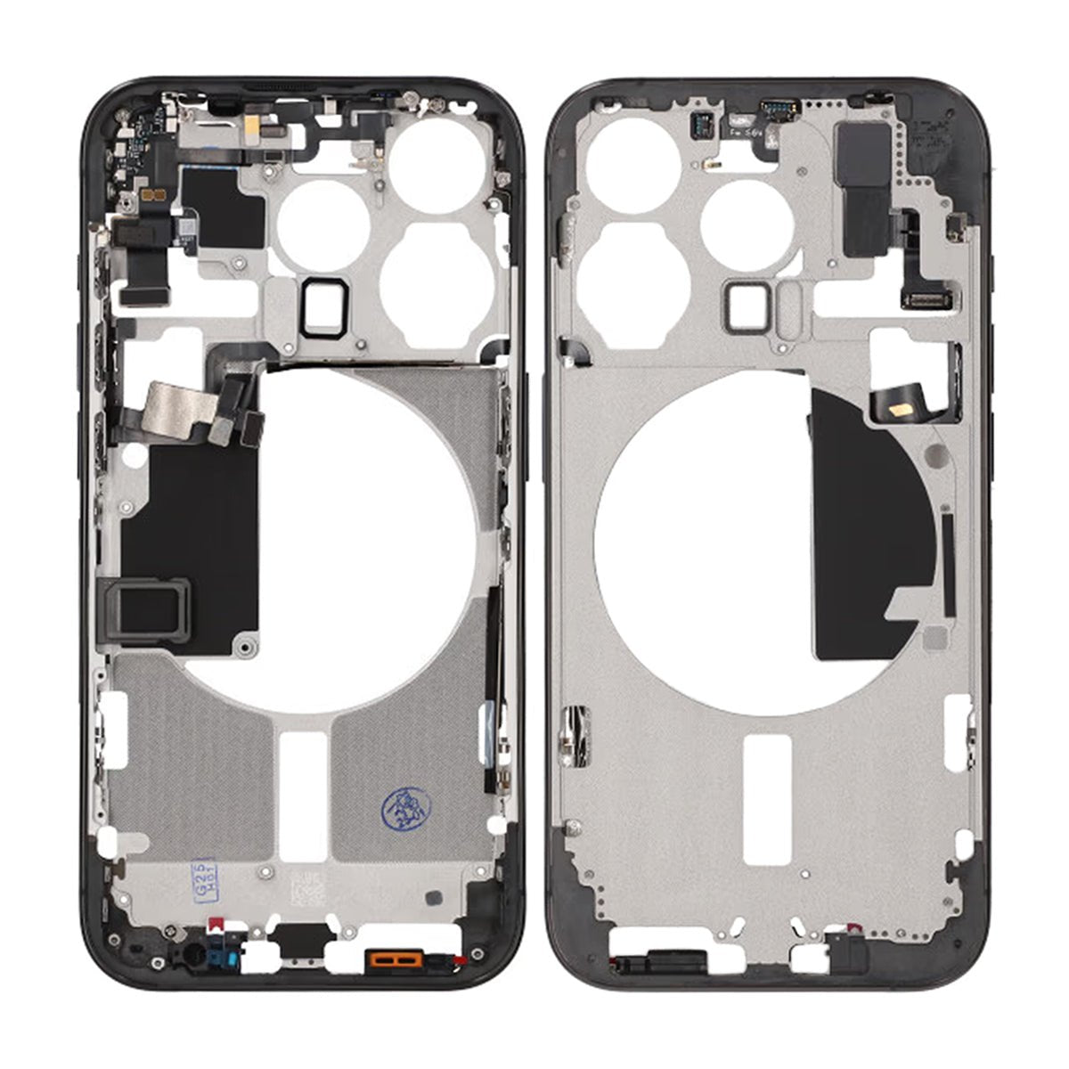 iPhone 15 Pro mellomramme med smådeler OEM – titansvart