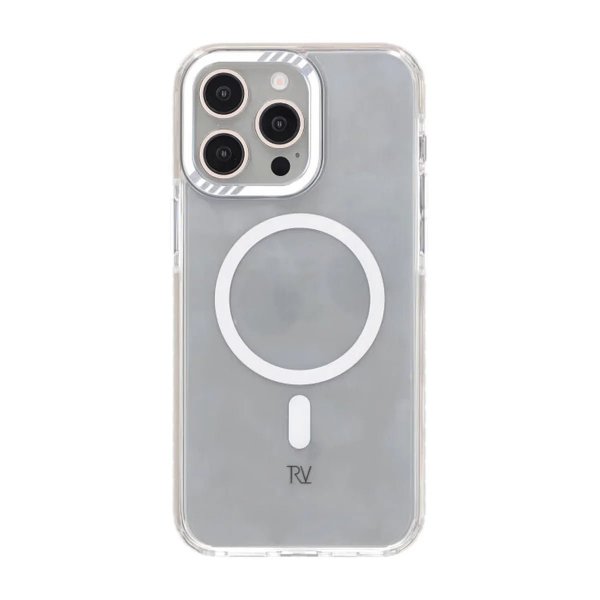 Rvelon iPhone 15 Pro Deksel Forsterkede hjørner Hvit