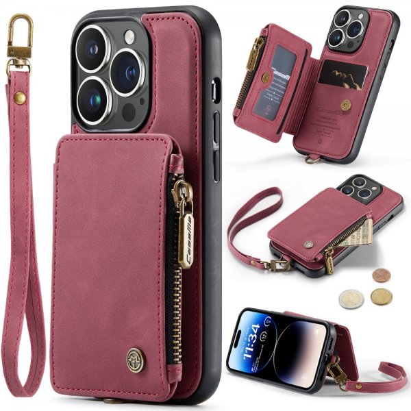 CaseMe iPhone 15 Pro Deksel C20 Series Rød