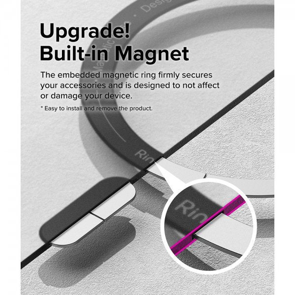 Ringke iPhone 15 Pro Deksel Fusion Bold Magnetic Matte Black