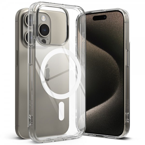 Ringke iPhone 15 Pro Deksel Fusion Magnetic Clear