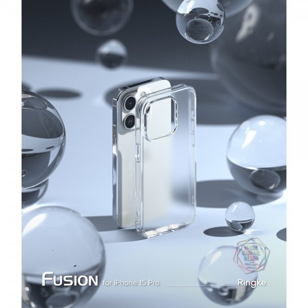 Ringke iPhone 15 Pro Deksel Fusion Matte Clear
