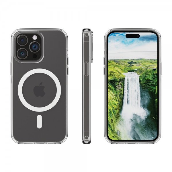 dbramante1928 iPhone 15 Pro Deksel Iceland Ultra D3O MagSafe Transparent