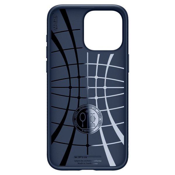Spigen iPhone 15 Pro Deksel Liquid Air Navy Blue