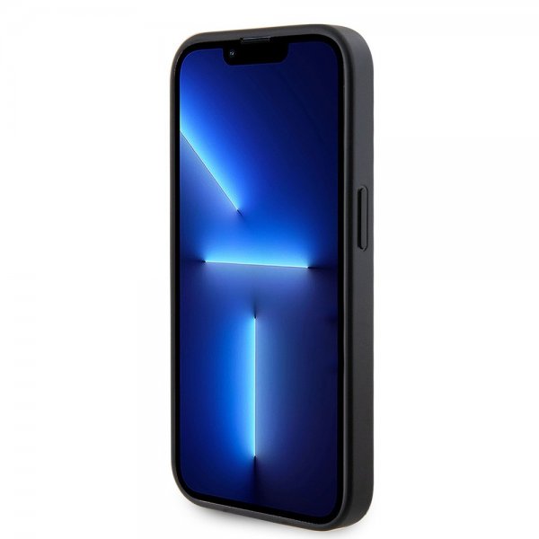 Guess iPhone 15 Pro Deksel Metal Logo Strass Svart