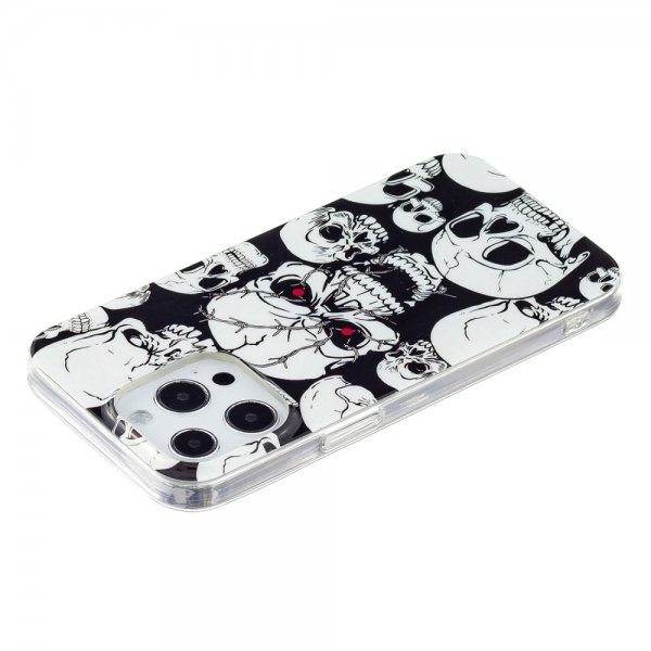 iPhone 15 Pro Deksel Motiv Hodeskaller