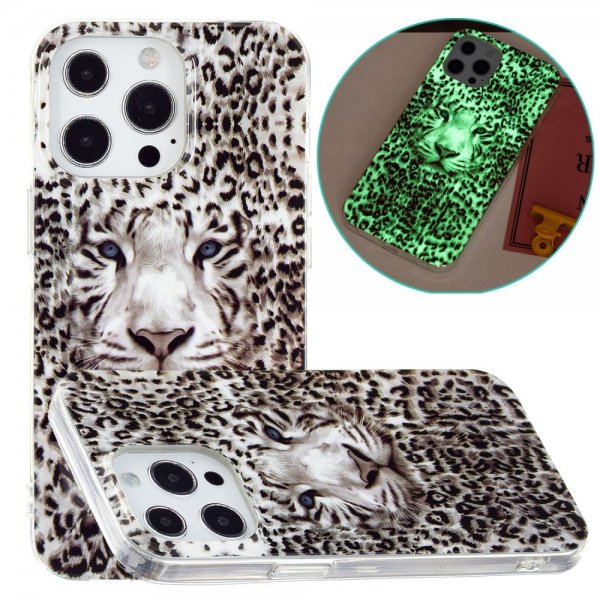 iPhone 15 Pro Deksel Motiv Hvit Tiger