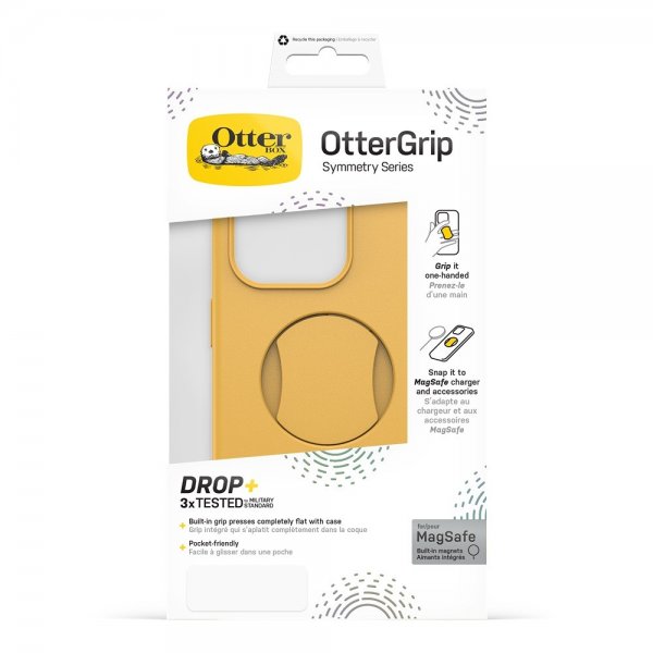 Otterbox iPhone 15 Pro Deksel OtterGrip Symmetry MagSafe Aspen Gleam