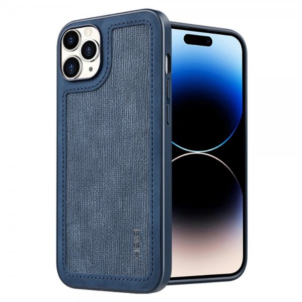 X-Level iPhone 15 Pro Deksel Linjeskjøting Blå