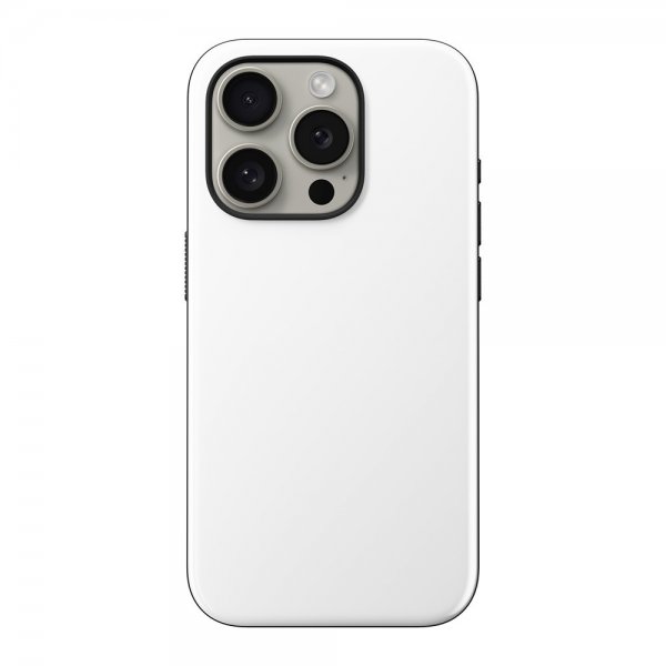 Nomad iPhone 15 Pro Deksel Sport Case Hvit