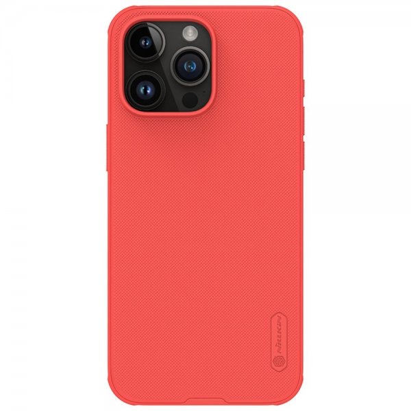 Nillkin iPhone 15 Pro Deksel Super Frosted Shield Pro Rød
