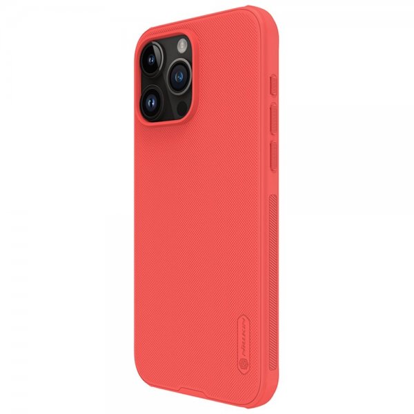 Nillkin iPhone 15 Pro Deksel Super Frosted Shield Pro Rød