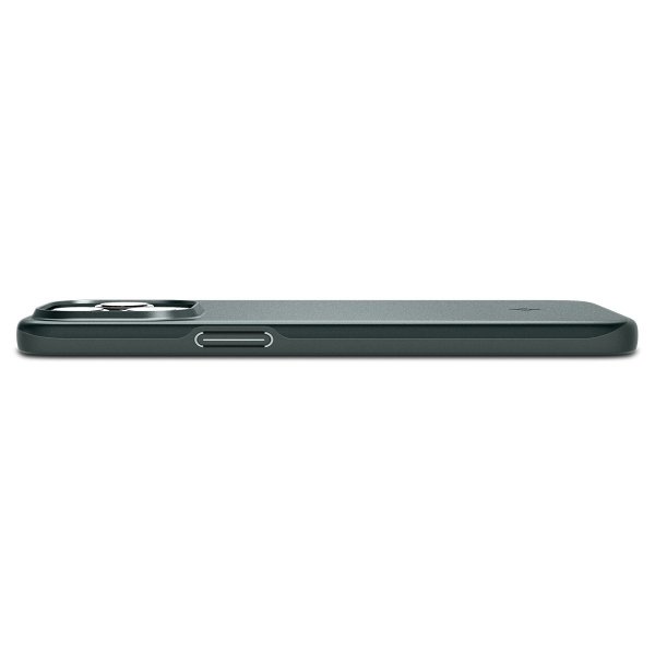 Spigen iPhone 15 Pro Deksel Thin Fit Abyss Green