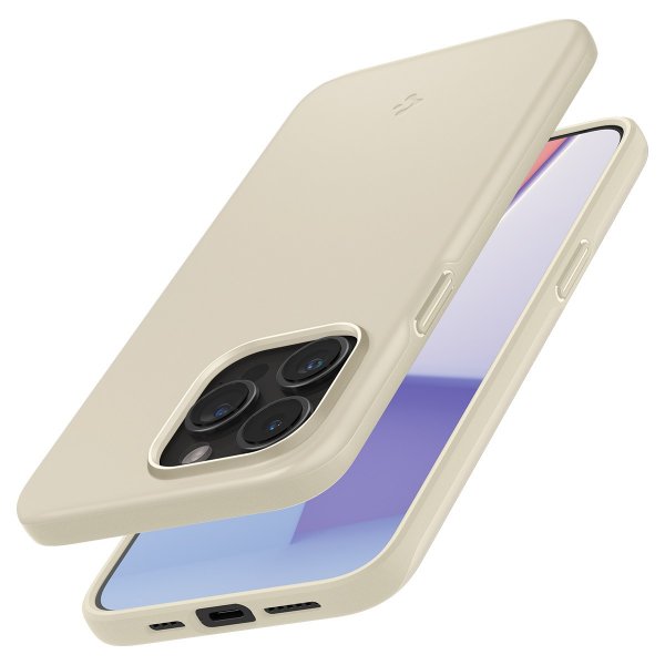 Spigen iPhone 15 Pro Deksel Thin Fit Mute Beige