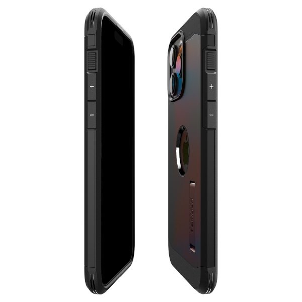 Spigen iPhone 15 Pro Deksel Tough Armor MagFit Svart