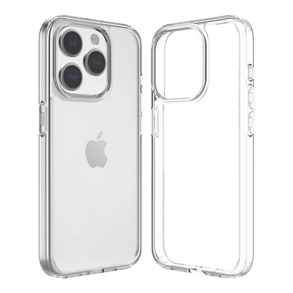 Rvelon iPhone 15 Pro Deksel Støtsikker Transparent