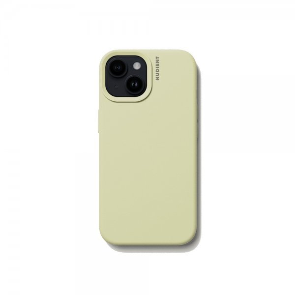 Nudient iPhone 15 Deksel Base Case Pale Yellow