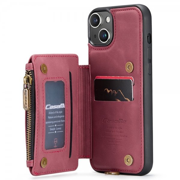 CaseMe iPhone 15 Deksel C20 Series Rød