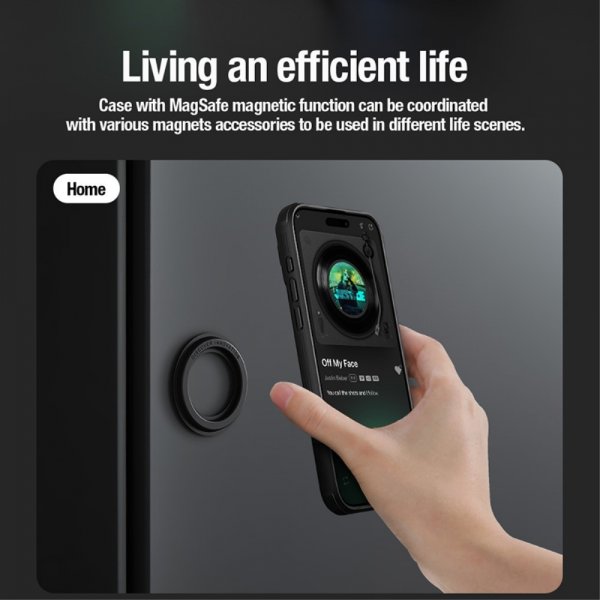 Nillkin iPhone 15 Deksel CamShield Pro MagSafe Svart
