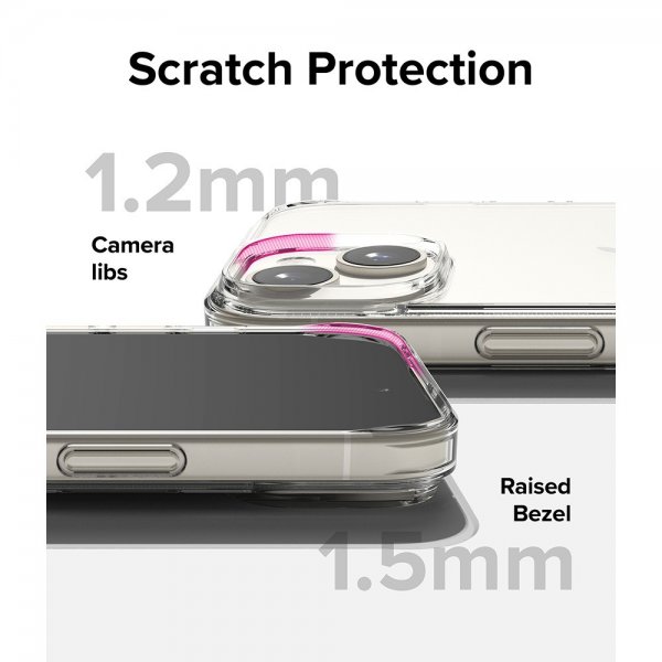 Ringke iPhone 15 Deksel Fusion Clear