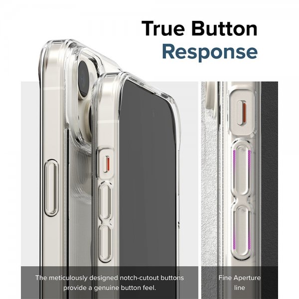 Ringke iPhone 15 Deksel Fusion Clear