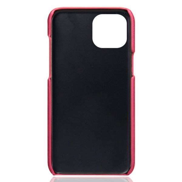 iPhone 15 Deksel med To Kortlommer Magenta