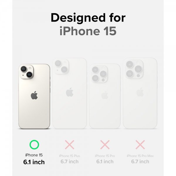 Ringke iPhone 15 Deksel Onyx Svart