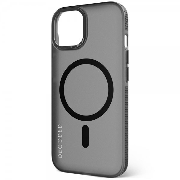 Decoded iPhone 15 Deksel Recycled Plastic Clear Case Transparent Svart