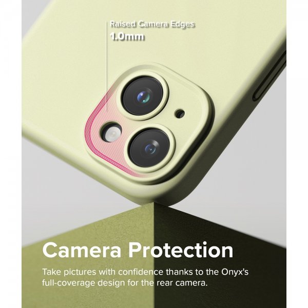 Ringke iPhone 15 Deksel Silicone Magnetic Sunny Lime