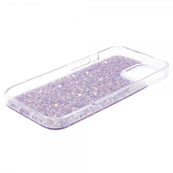 Nordic Covers iPhone 15 Deksel Sparkle Series Lilac Purple
