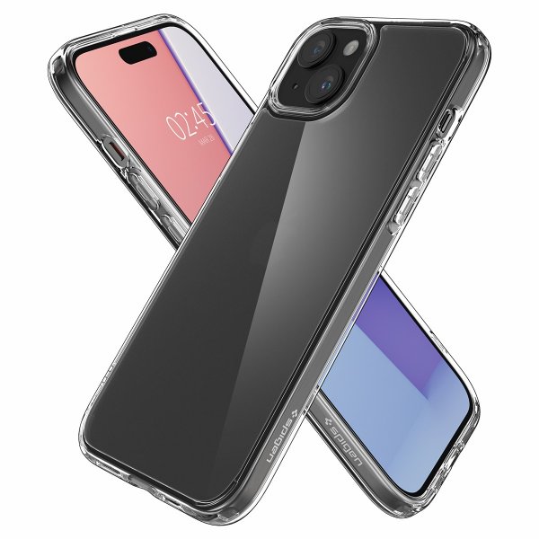Spigen iPhone 15 Deksel Ultra Hybrid Frost Clear