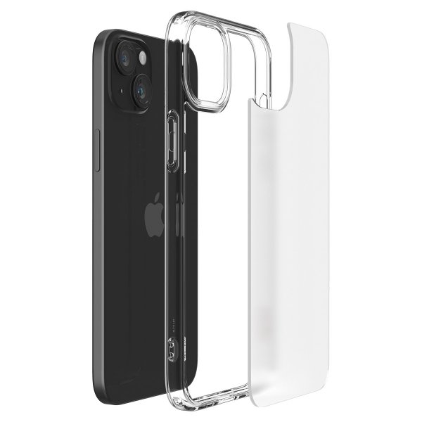 Spigen iPhone 15 Deksel Ultra Hybrid Frost Clear