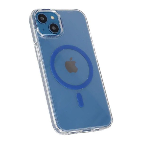 iPhone 15 Deksel TPU MagSafe Blå