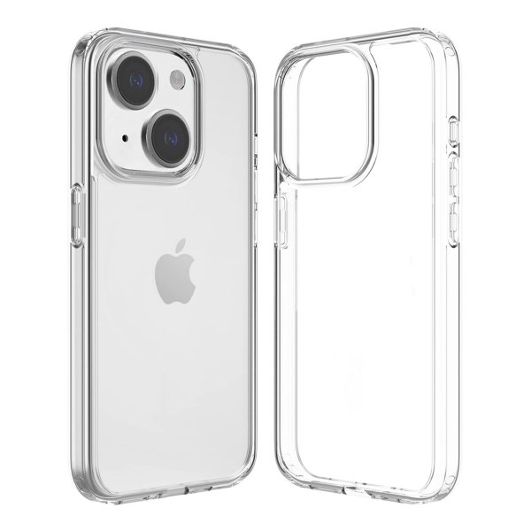 Rvelon iPhone 15 Deksel Støtsikker Transparent