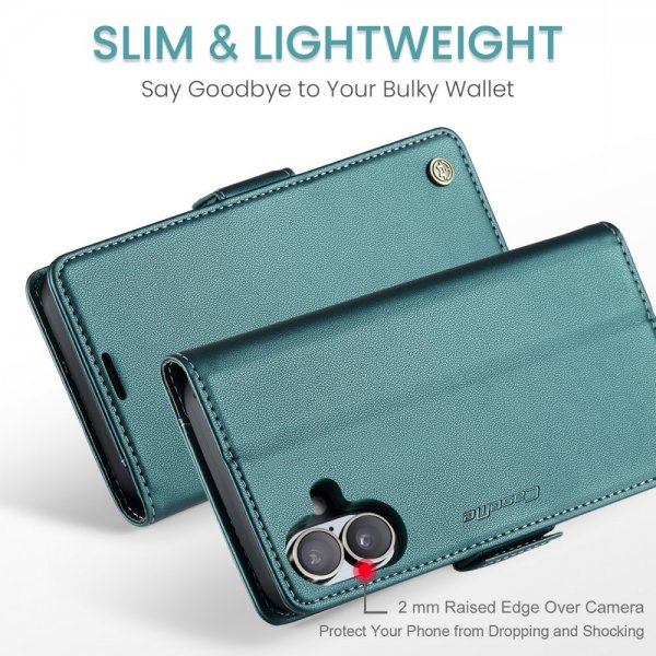 CaseMe iPhone 16 Etui 023 Series Grønn